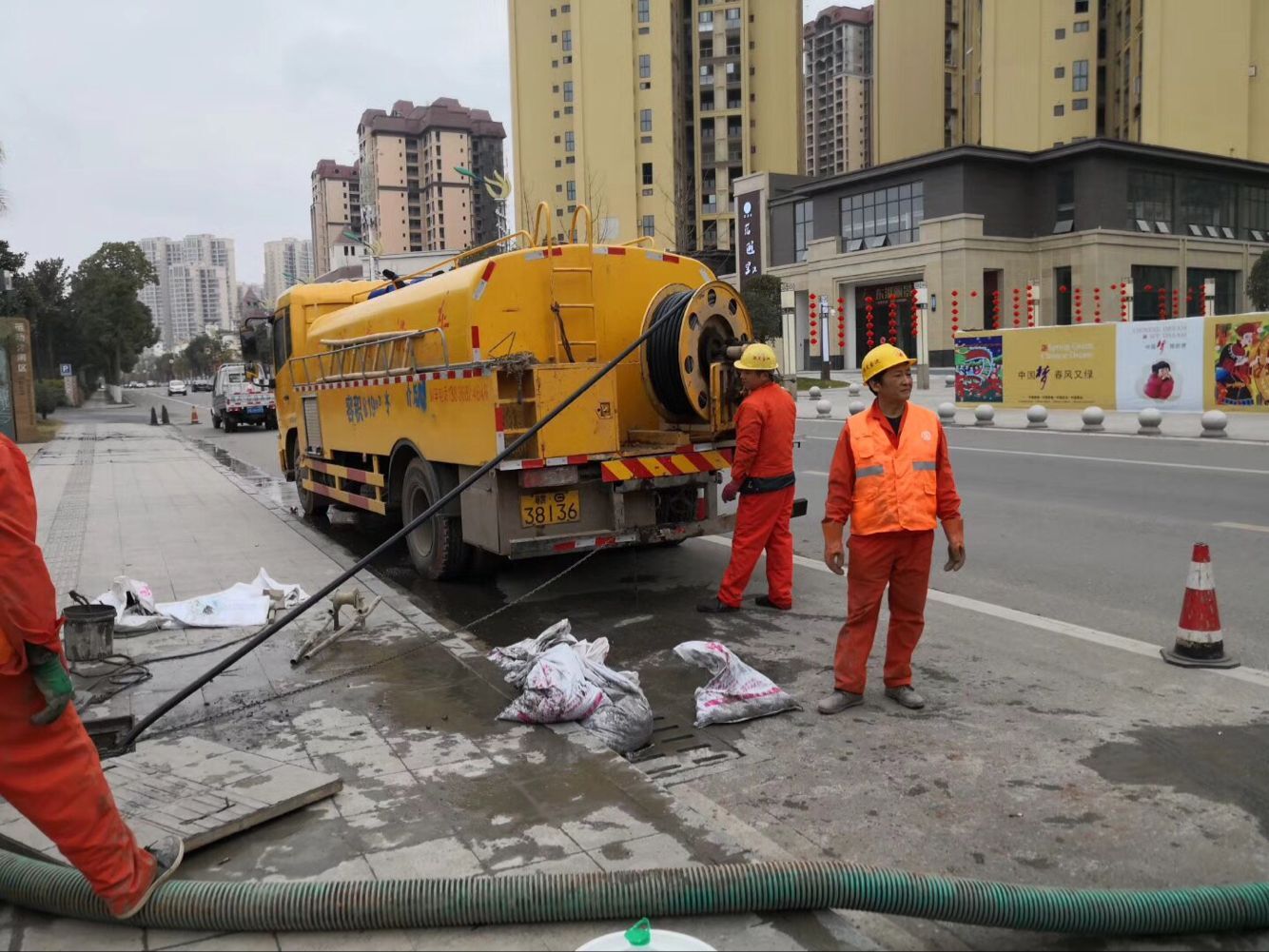 天镇排污管道清淤-管道清洗